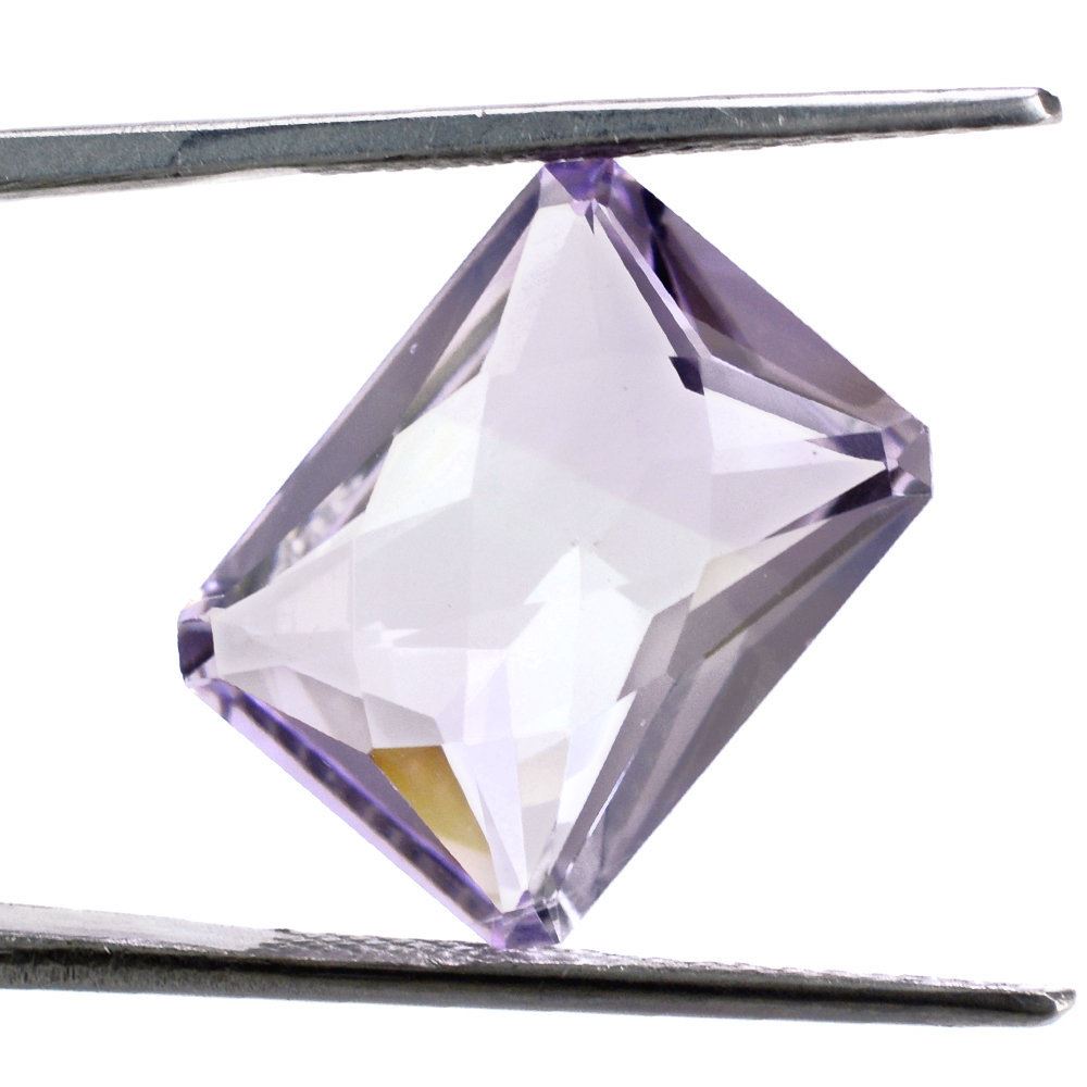 PINK AMETHYST SPECIAL CHECKER OCTAGON (DES#57) 16X12MM 10.23 Cts.