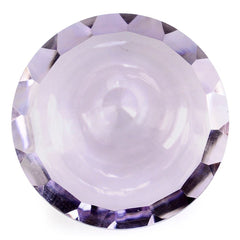 PINK AMETHYST CONCAVE CONE ROUND (DES#140) 15MM 9.72 Cts.