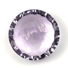 PINK AMETHYST NIRVANA CUT ROUND (DES#81) 14MM (LIGHT/CLEAN) 8.23 Cts.