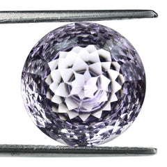 PINK AMETHYST NIRVANA CUT ROUND (DES#81) 14MM (LIGHT/CLEAN) 8.23 Cts.