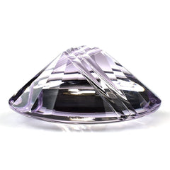 PINK AMETHYST FLAT BUFFTOP LIGHTENING OVAL (DES#114) (LITE) 20X15MM 14.58 Cts.