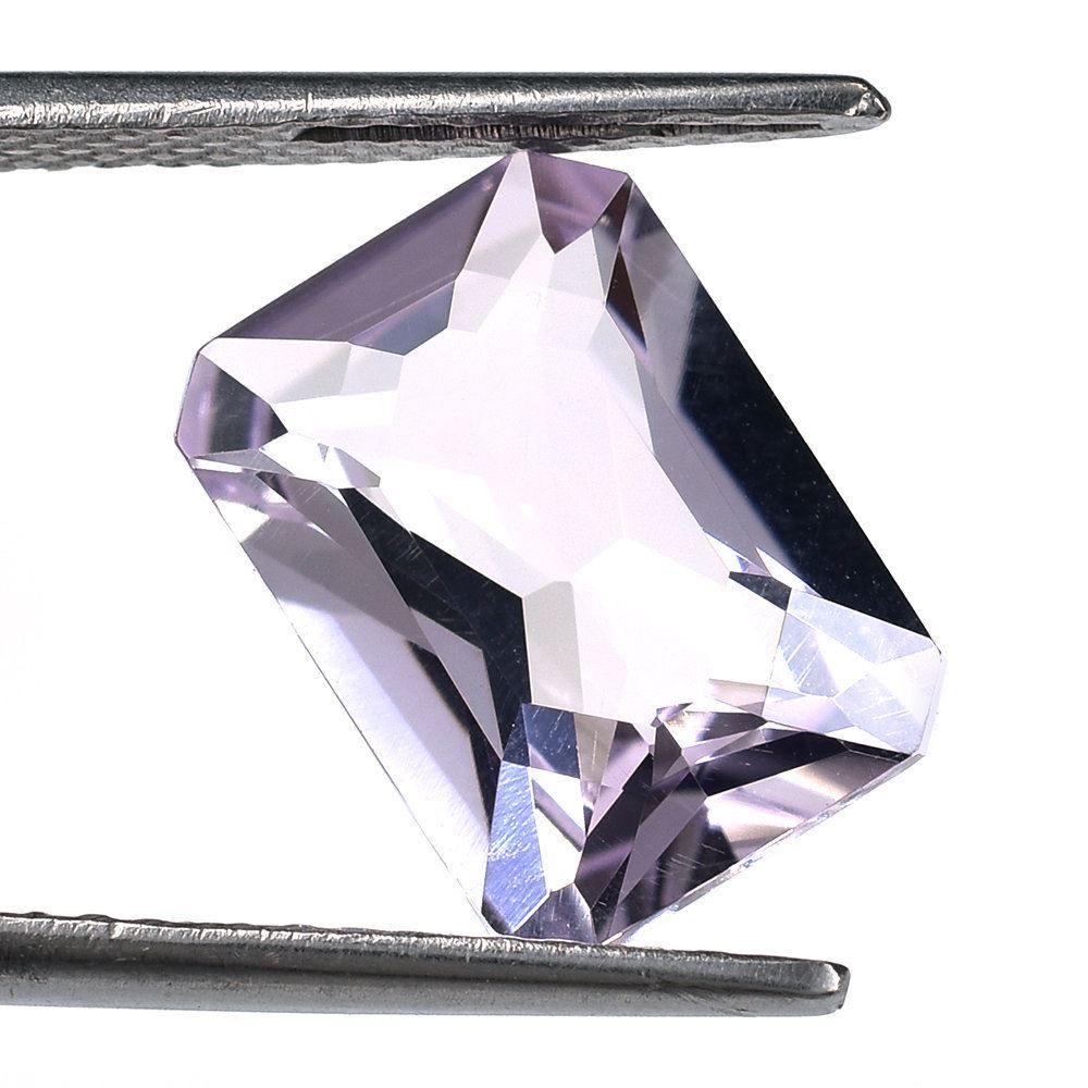 PINK AMETHYST OCTAGON REDAINT CUT WITH OCTAGON TABLE (DES#1) (LITE) 14X10MM 6.03 Cts.