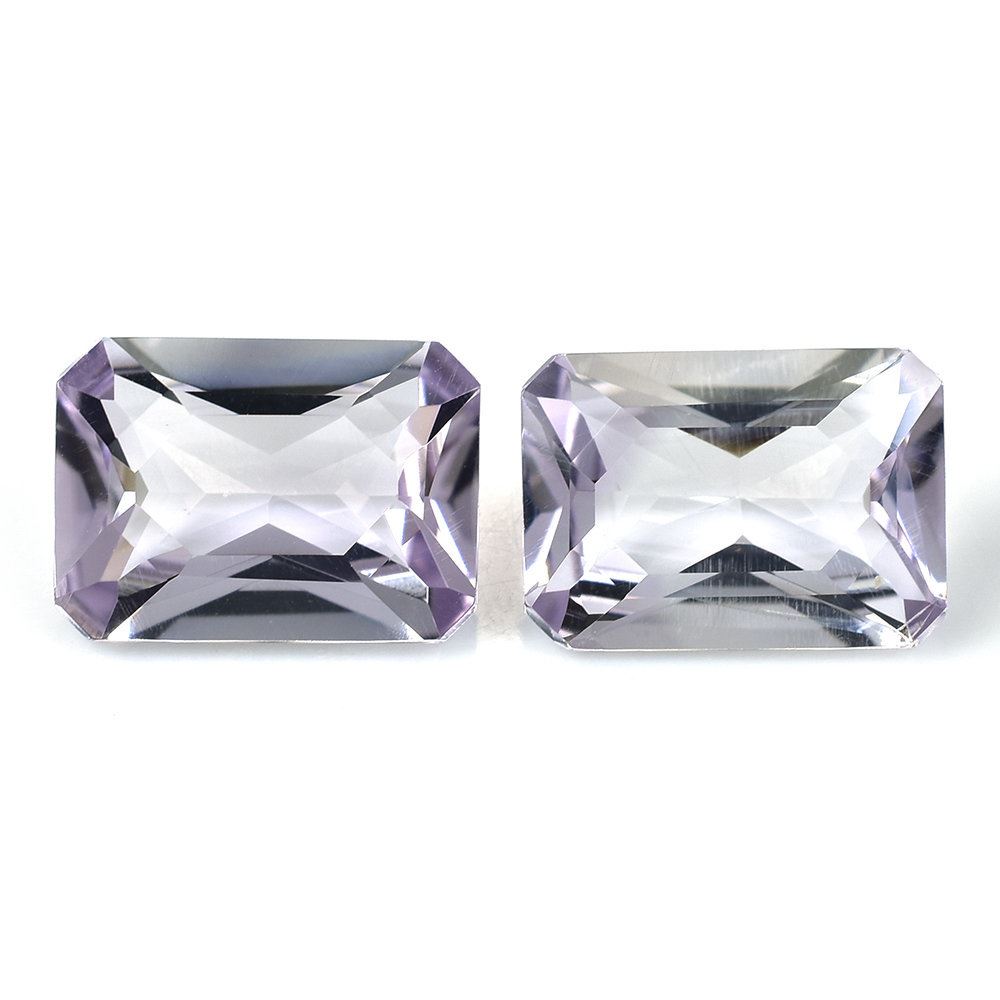 PINK AMETHYST OCTAGON REDAINT CUT WITH OCTAGON TABLE (DES#1) (LITE) 14X10MM 6.03 Cts.