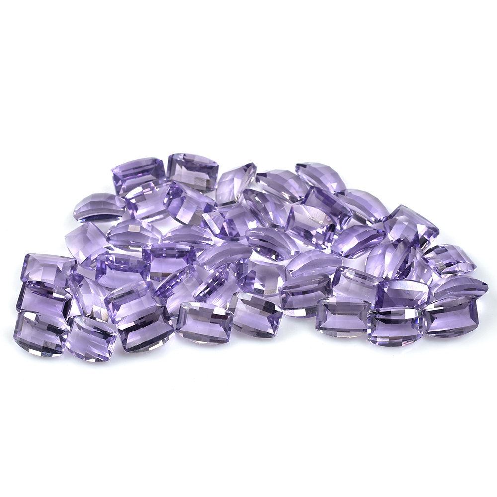 PINK AMETHYST BAR CUT BARREL (DES#128) (MEDIUM) 8X6MM 1.43 Cts.