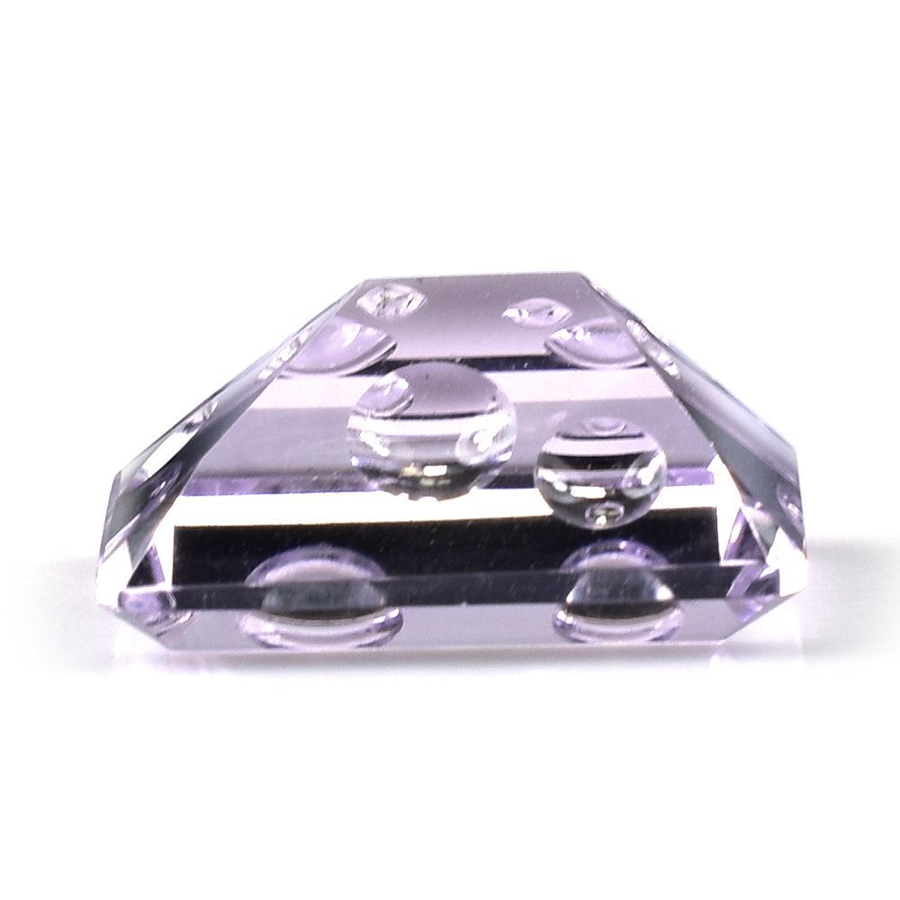 PINK AMETHYST SUPPER BUBBLE OCTAGON (DES#116) (LITE) 16X12MM 10.19 Cts.