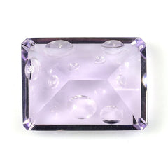 PINK AMETHYST SUPPER BUBBLE OCTAGON (DES#116) (LITE) 16X12MM 10.19 Cts.