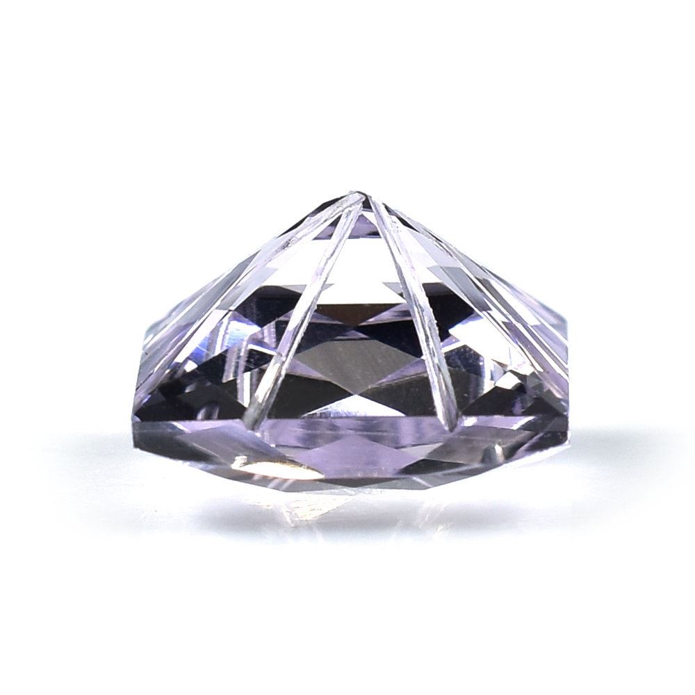 PINK AMETHYST CHECKER CUT TOP PRINCESS CUT BACK LAZER CUT SQUARE (DES#20) ) (LITE) 10MM 4.82 Cts.