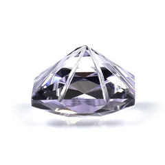 PINK AMETHYST CHECKER CUT TOP PRINCESS CUT BACK LAZER CUT SQUARE (DES#20) ) (LITE) 10MM 4.82 Cts.