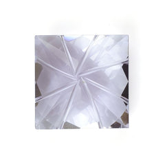 PINK AMETHYST CHECKER CUT TOP PRINCESS CUT BACK LAZER CUT SQUARE (DES#20) ) (LITE) 10MM 4.82 Cts.