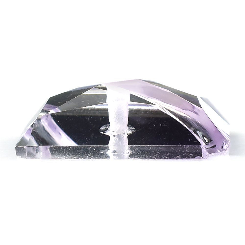 PINK AMETHYST OCTAGON CAB WITH CARVED BELT (DES#27) (VERY LITE) (FULL DRILL) 16X12MM 6.8 Cts.