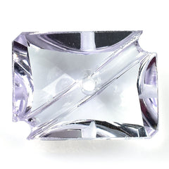 PINK AMETHYST OCTAGON CAB WITH CARVED BELT (DES#27) (VERY LITE) (FULL DRILL) 16X12MM 6.8 Cts.