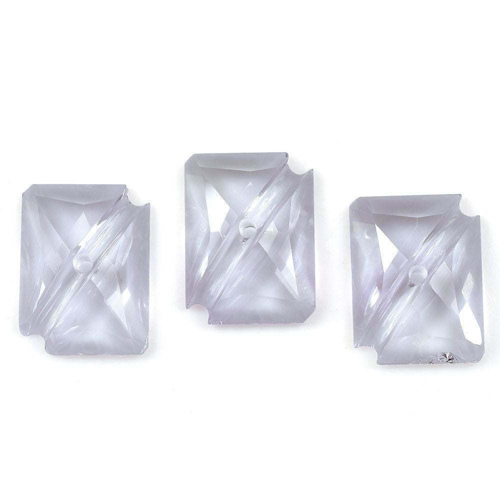 PINK AMETHYST OCTAGON CAB WITH CARVED BELT (DES#27) (VERY LITE) (FULL DRILL) 16X12MM 6.8 Cts.