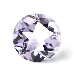 PINK AMETHYST PENTAGON ROUND WITH STAR CUT BACK (DES#43) (LITE) 12MM 5.7 Cts.