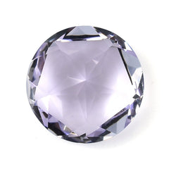 PINK AMETHYST PENTAGON ROUND WITH STAR CUT BACK (DES#43) (LITE) 12MM 5.7 Cts.