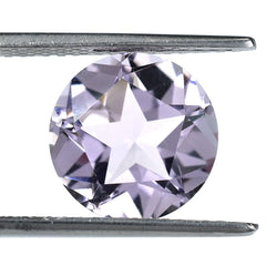 PINK AMETHYST PENTAGON ROUND WITH STAR CUT BACK (DES#43) (LITE) 12MM 5.7 Cts.