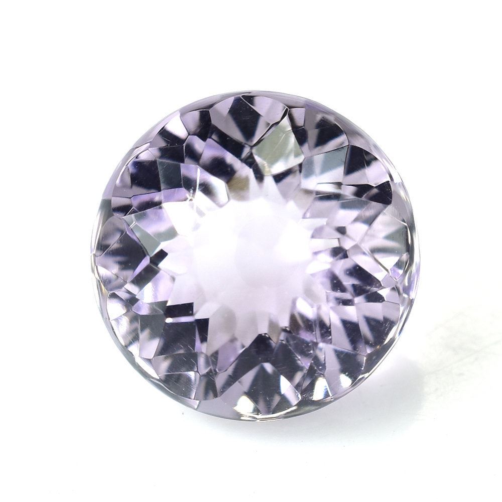 PINK AMETHYST GALAXY CUT DOME ROUND (DES#86) (LITE) 10MM 4.05 Cts.