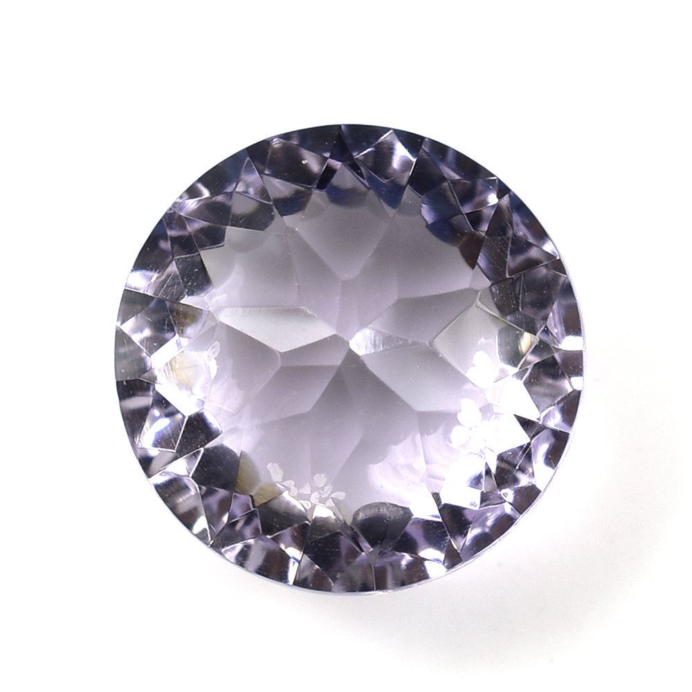 PINK AMETHYST GALAXY CUT DOME ROUND (DES#86) (LITE) 10MM 4.05 Cts.
