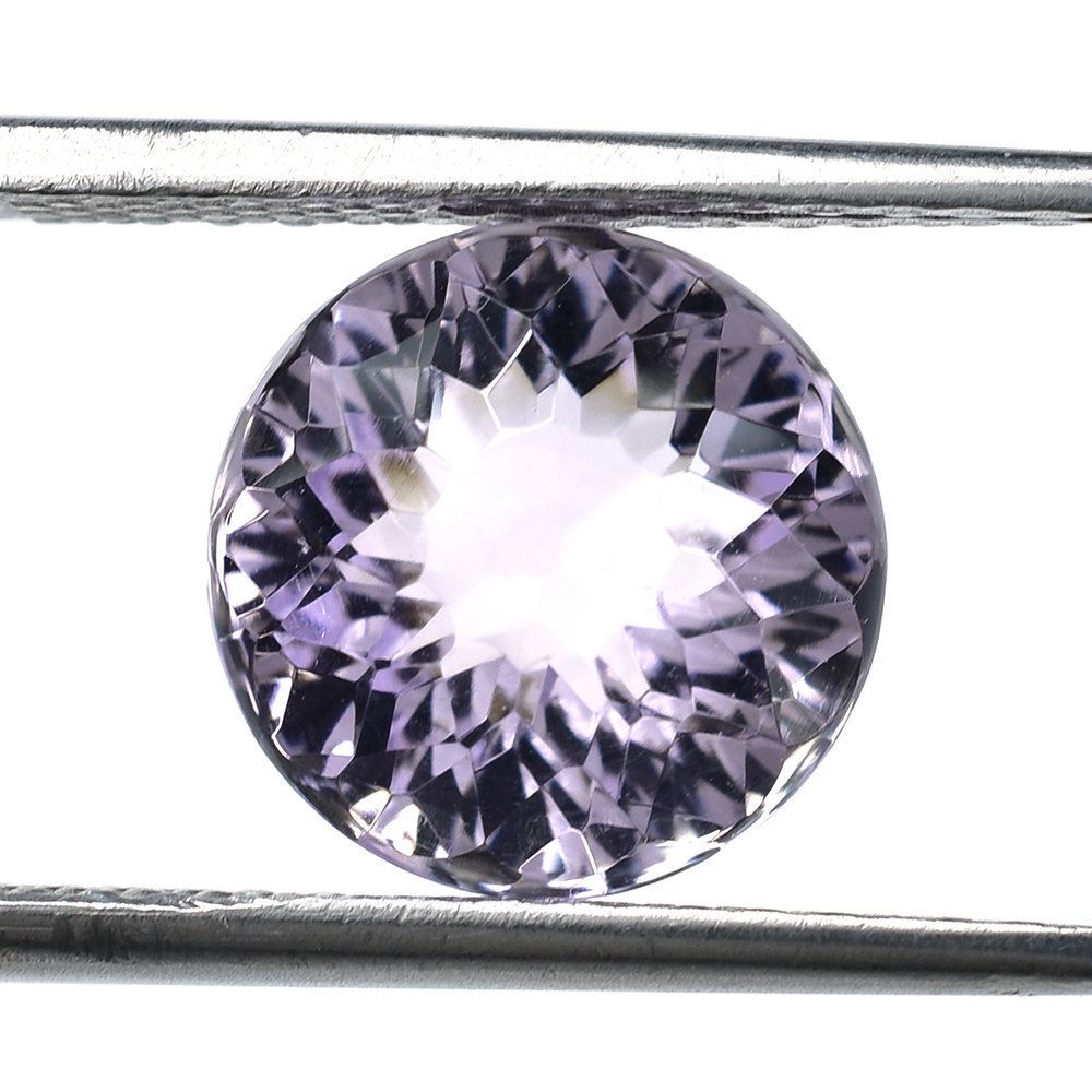 PINK AMETHYST GALAXY CUT DOME ROUND (DES#86) (LITE) 10MM 4.05 Cts.