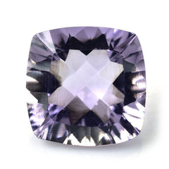 PINK AMETHYST CONCAVE CUT CUSHION (DES#71) (DARK) 10MM 3.80 Cts.