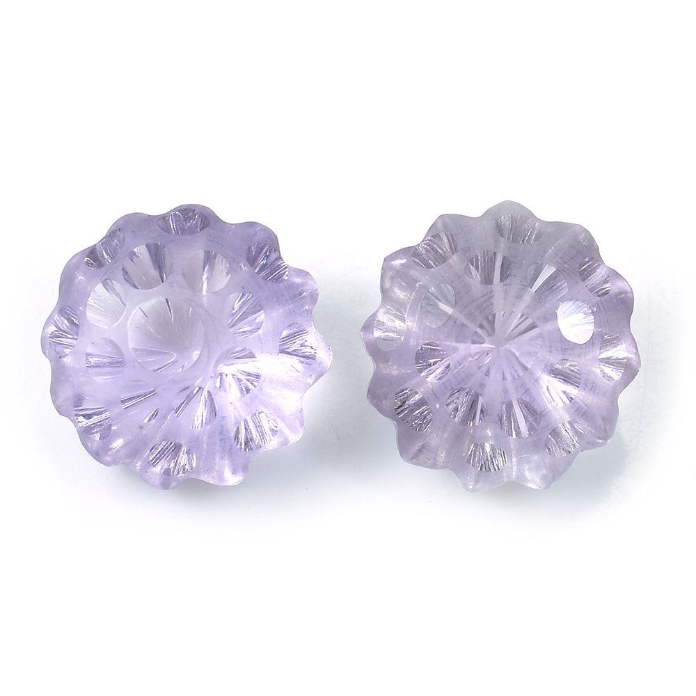 PINK AMETHYST UMBERRELLA ROUND (DES#127) (MEDIUM) 14MM 10.65 Cts.