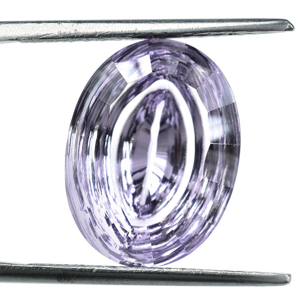 PINK AMETHYST SWIRL CUT OVAL (DES#84) (LITE) 16X12MM 7.99 Cts.