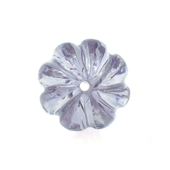 PINK AMETHYST CARVED MELON BALL (DES#69) (LITE) 8MM (FULL DRILL) 3.33 Cts.