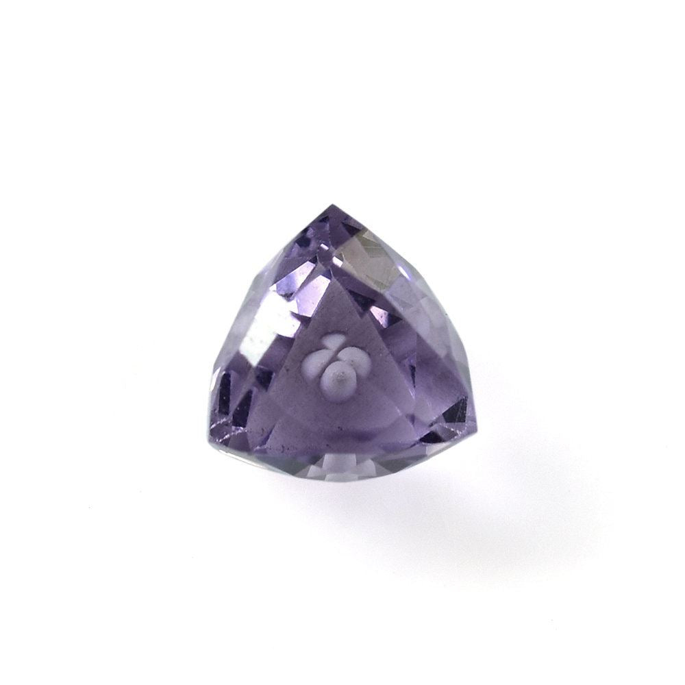 PINK AMETHYST FACETED CHOPASA TRILLION (DES#39) (HALF DRILL) (MEDIUM) 6MM 1.46 Cts.