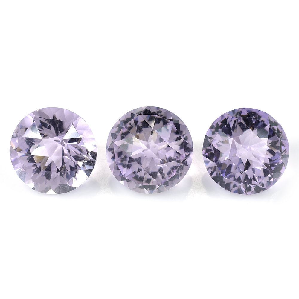 PINK AMETHYST HIGH DOME ROSE CUT ROUND (DES#17) (MEDIUM) 15MM 12.66 Cts.
