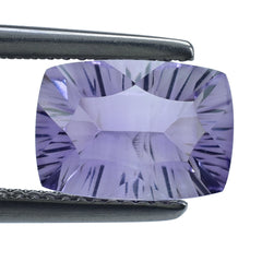 PINK AMETHYST CONCAVE CUT CUSHION(MEDIUM) 14X10MM 5.42 Cts.