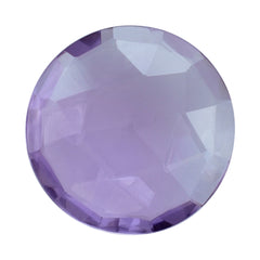 PINK AMETHYST ROSE CUT BRIOLETTE ROUNDISH 15MM 6.35 Cts.