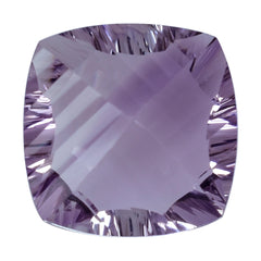 PINK AMETHYST CONCAVE CUT CUSHION (DES#72) 14MM 10.30 Cts.