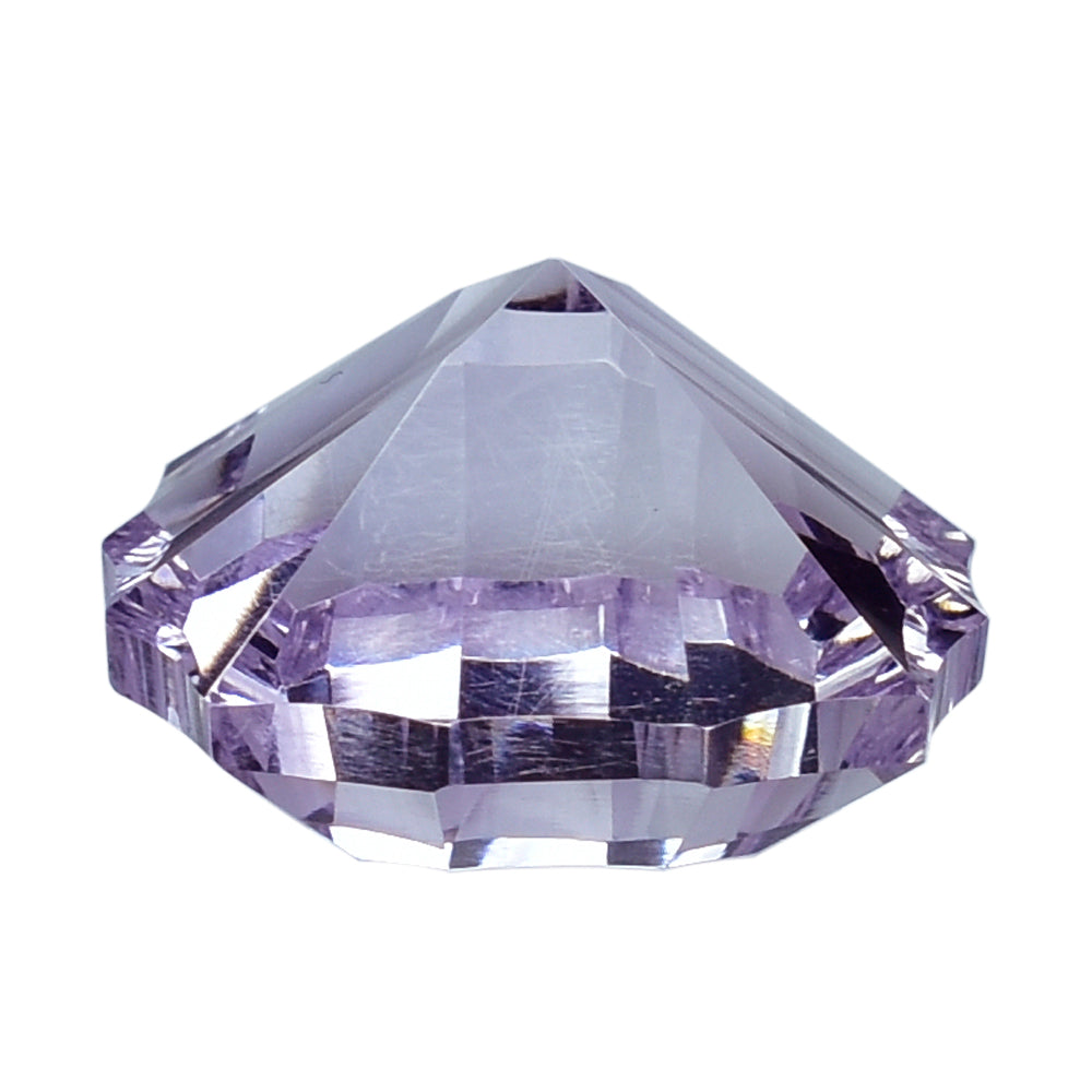 PINK AMETHYST CONCAVE NINETY CUT CUSHION (DES#22) 15MM 11.20 Cts.