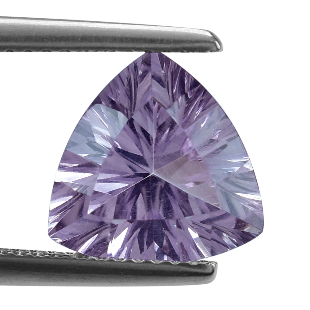 PINK AMETHYST CONCAVE CUT TRILLION 10MM 2.75 Cts.