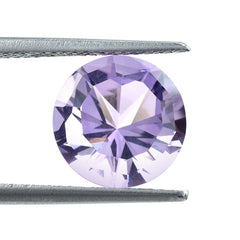 PINK AMETHYST STAR CUT ROUND (MEDIUM) (NORMAL) 10MM 3.42 Cts.