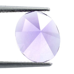 PINK AMETHYST MIRROR CUT OVAL (CLEAN) 12X10MM 3.55 Cts.