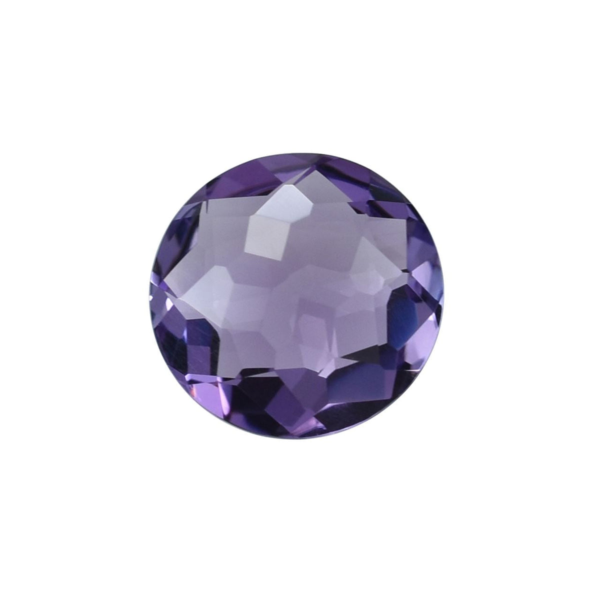 PINK AMETHYST IRREGULAR CUT BRIOLETTE ROUND (MEDIUM)(CLEAN) 12.00X12.00 MM 4.66 Cts.