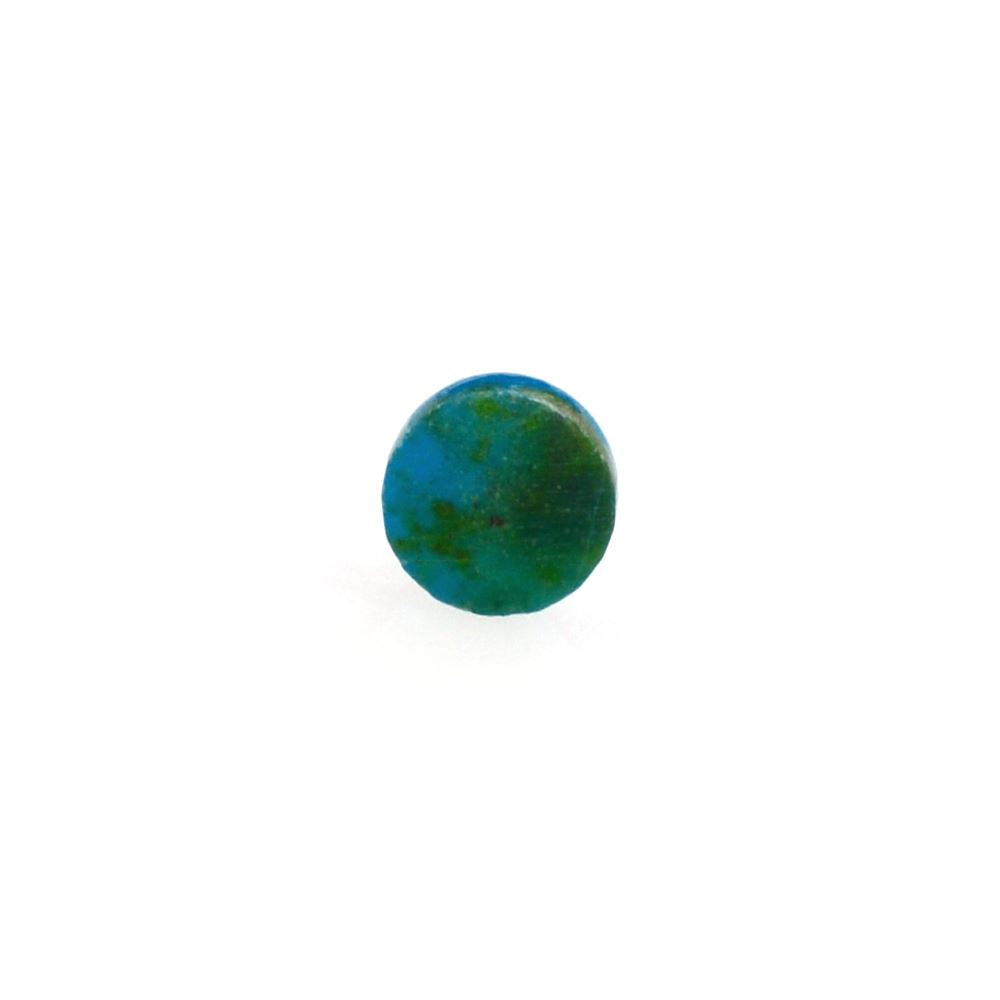 PERUVIAN BLUE OPAL COLOR PLAIN ROUND CAB OPALINA 2.00MM 0.04 Cts.