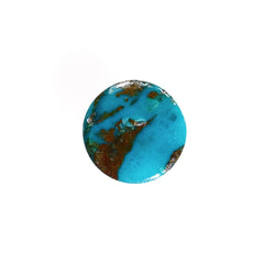 PERUVIAN BLUE OPAL (OPALINA) PLAIN ROUND CAB 5.00X5.00 MM 0.44 CTS