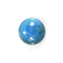 PERUVIAN BLUE OPAL (OPALINA) PLAIN ROUND CAB 8.00X8.00 MM 1.80 CTS