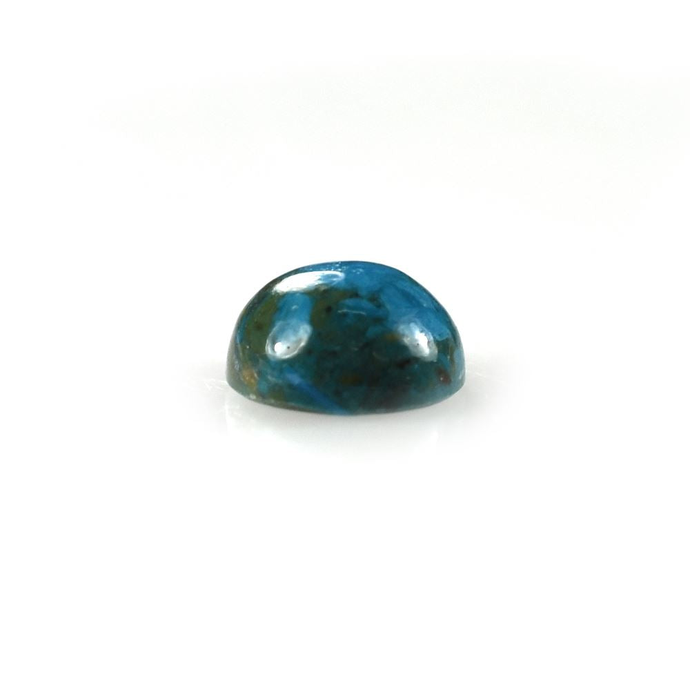 PERUVIAN BLUE OPAL (OPALINA) PLAIN ROUND CAB 6.00X6.00 MM 0.79 CTS