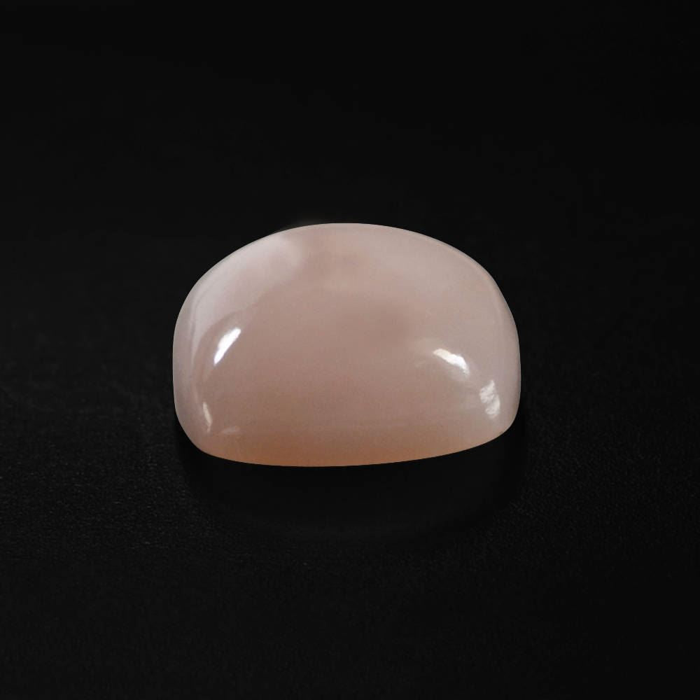 PEACH OPAL CUSHION CAB (MEDIUM / SI) 9MM 2.45 Cts.