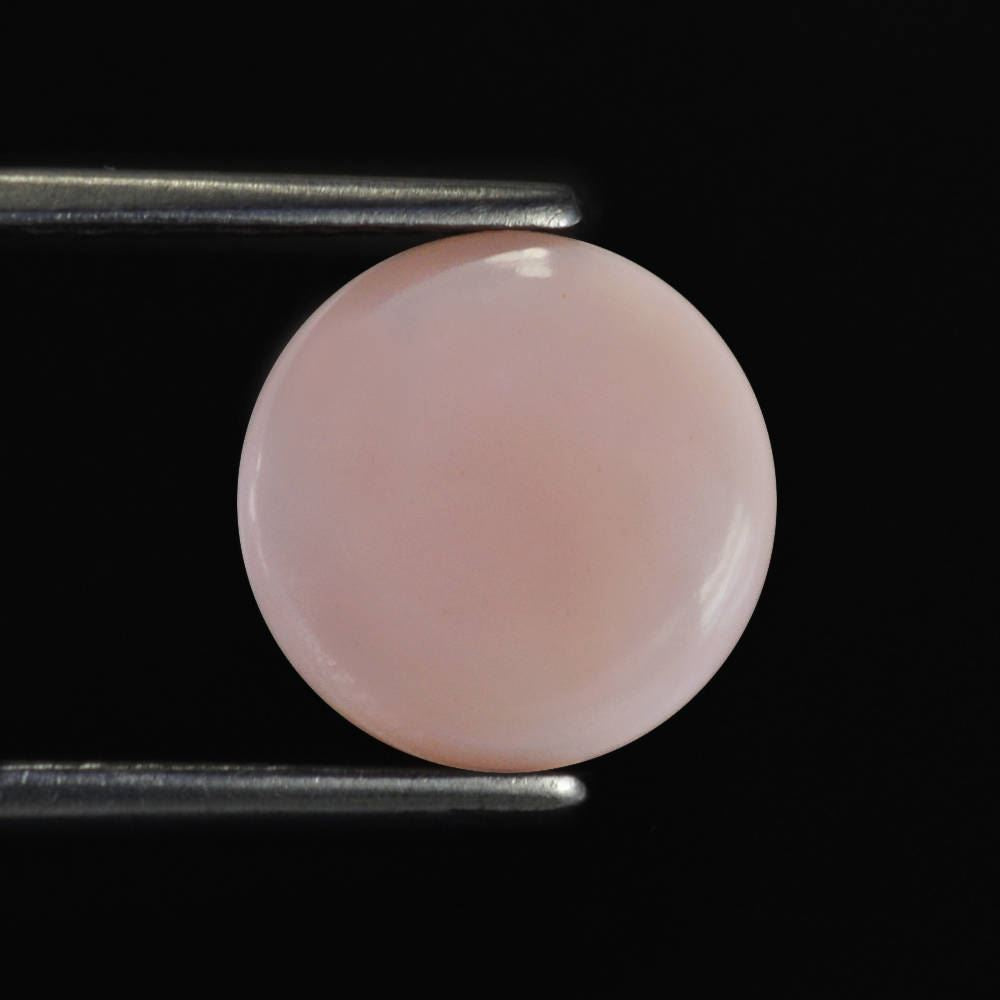 PEACH OPAL ROUND CAB (MEDIUM) 11MM 2.21 Cts.