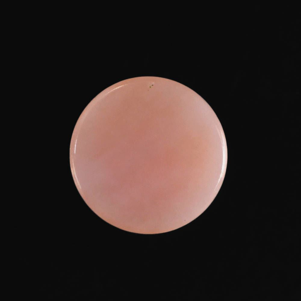 PEACH OPAL ROUND CAB (MEDIUM / SI) 8MM 1.63 Cts.