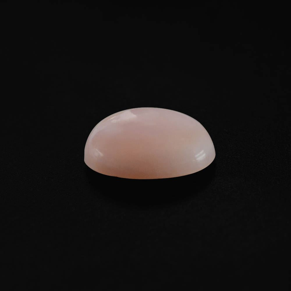 PEACH OPAL OVAL CAB (MEDIUM) 8X6MM 0.97 Cts.