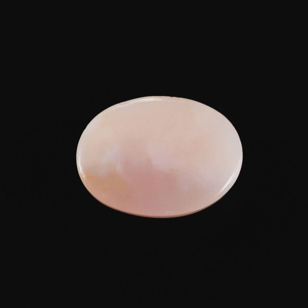 PEACH OPAL OVAL CAB (MEDIUM) 8X6MM 0.97 Cts.