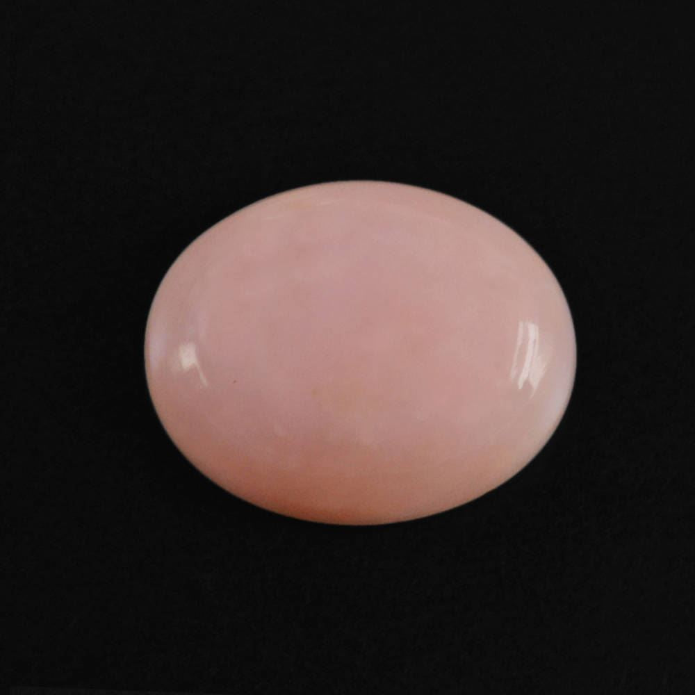 PEACH OPAL OVAL CAB (MEDIUM / SI) 10X8MM 2.06 Cts.