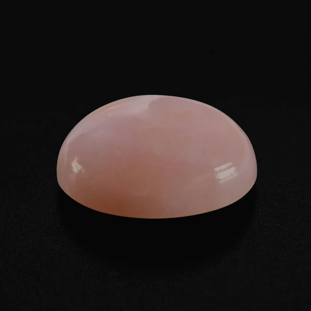 PEACH OPAL OVAL CAB (MEDIUM / SI) 10X8MM 2.06 Cts.