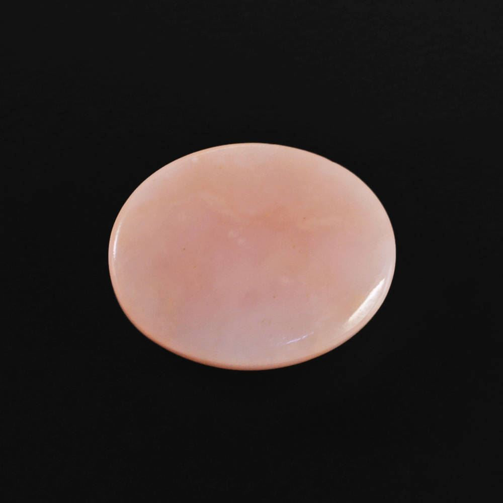 PEACH OPAL OVAL CAB (MEDIUM / SI) 10X8MM 2.06 Cts.