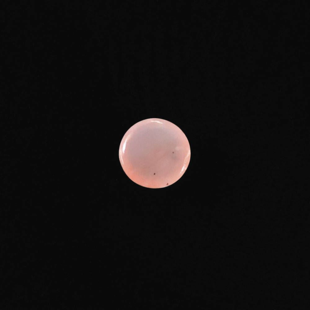 PEACH OPAL ROUND CAB (DARK)  (SI) 2.50MM 0.07 Cts.