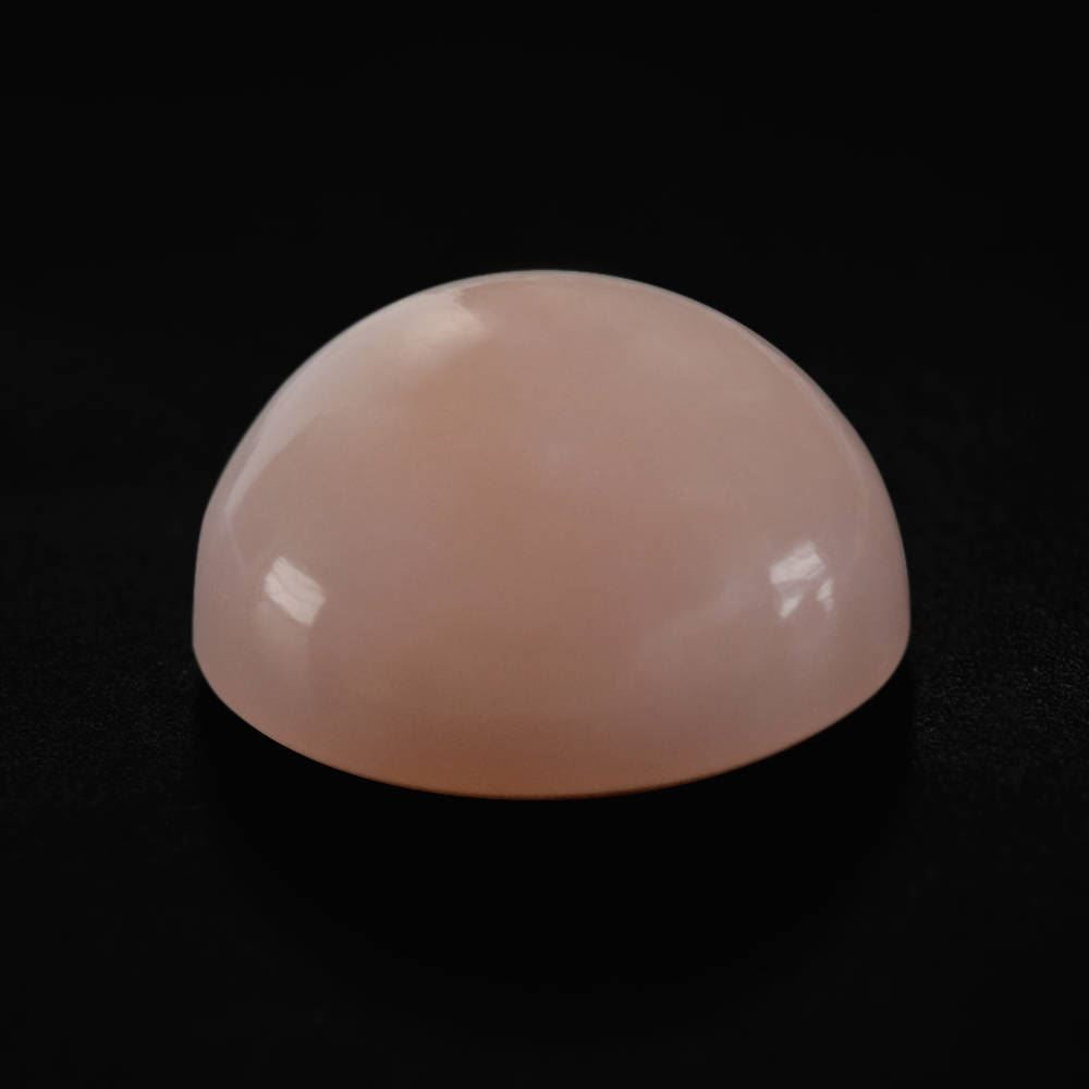 PEACH OPAL ROUND CAB (DARK)  (SI) 10MM 3.04 Cts.